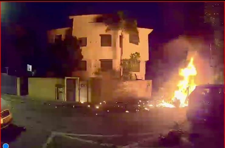 שריפה באיזור המרכז