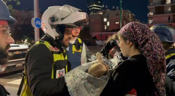 עליה מרים כהן מיד אחרי החילוץ