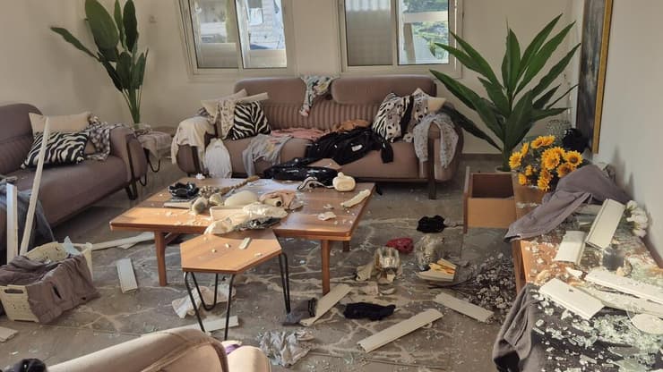 פגיעה באחד הבתים בזרזיר