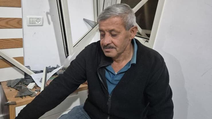 מוסא גריפאת, שביתו בזרזיר נפגע מטיל איראני