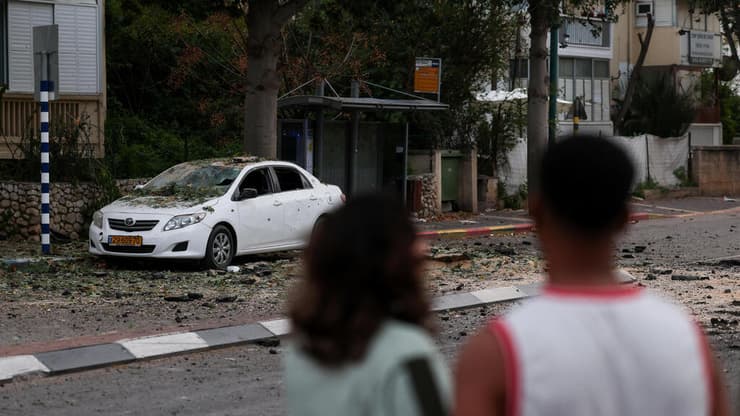 פגיעה ישירה בנס ציונה