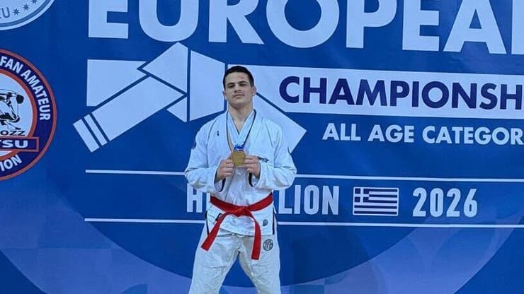 ברוש והזהב (צילום: התאחדות הג'יו ג'יטסו) עידו ברוש