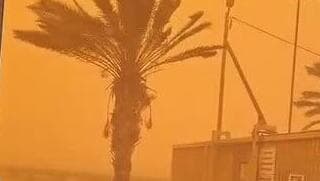 אובך חריג בנגב המערבי