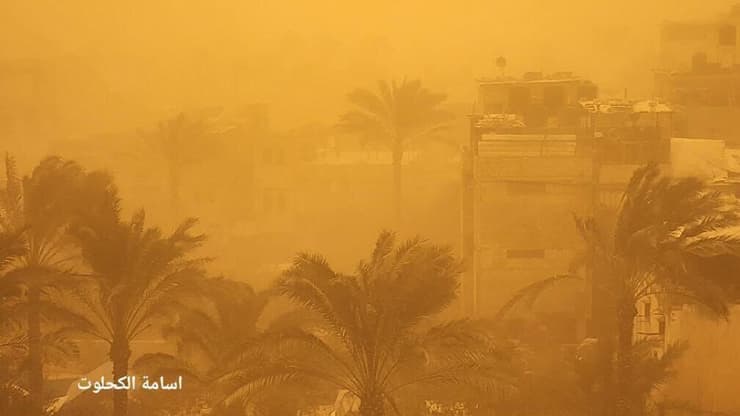 סופת חול בעזה