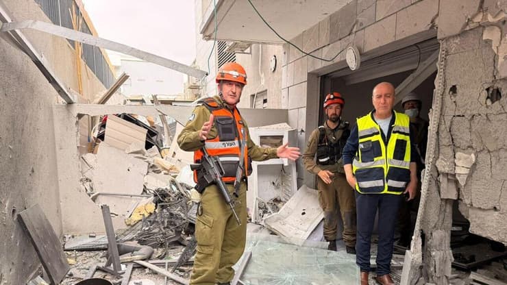 צילום: דוברות עיריית אילת פגיעה ישירה באילת