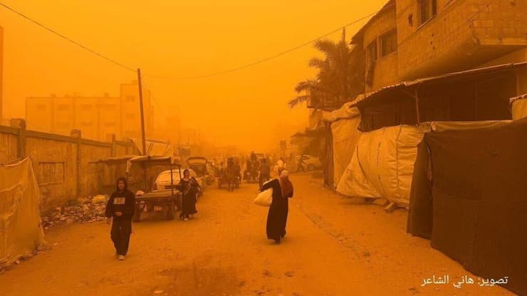 סופת חול בעזה