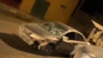 הרכב של המשפחה בזירה תיעוד: רכבם הירוי של משפחת בני עודה מובל ע"י כוחות צה"ל