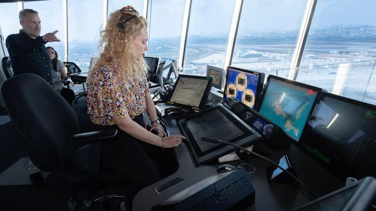 מטוסים וטילים - ימים דרמטיים במגדל הפיקוח בנתב"ג (צילום: רשות שדות התעופה) נתב"ג בזמן מלחמה