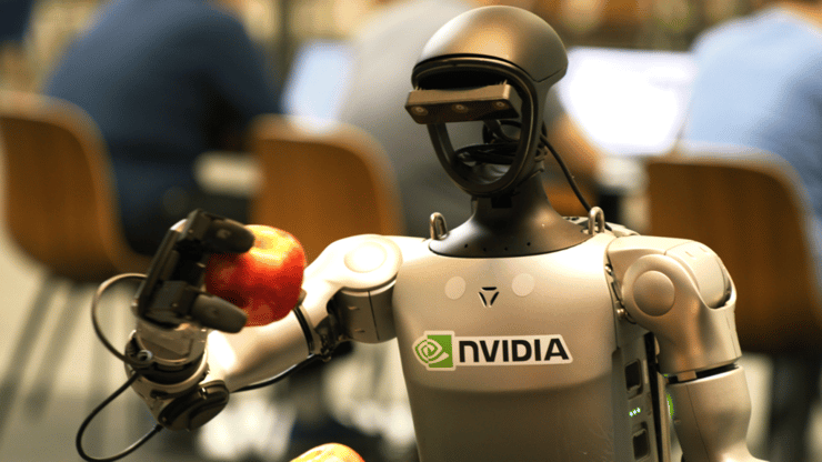 רובוט שהוצג באירוע של אנבידיה (יח"צ) רובוט שהוצג באירוע של אנבידיה