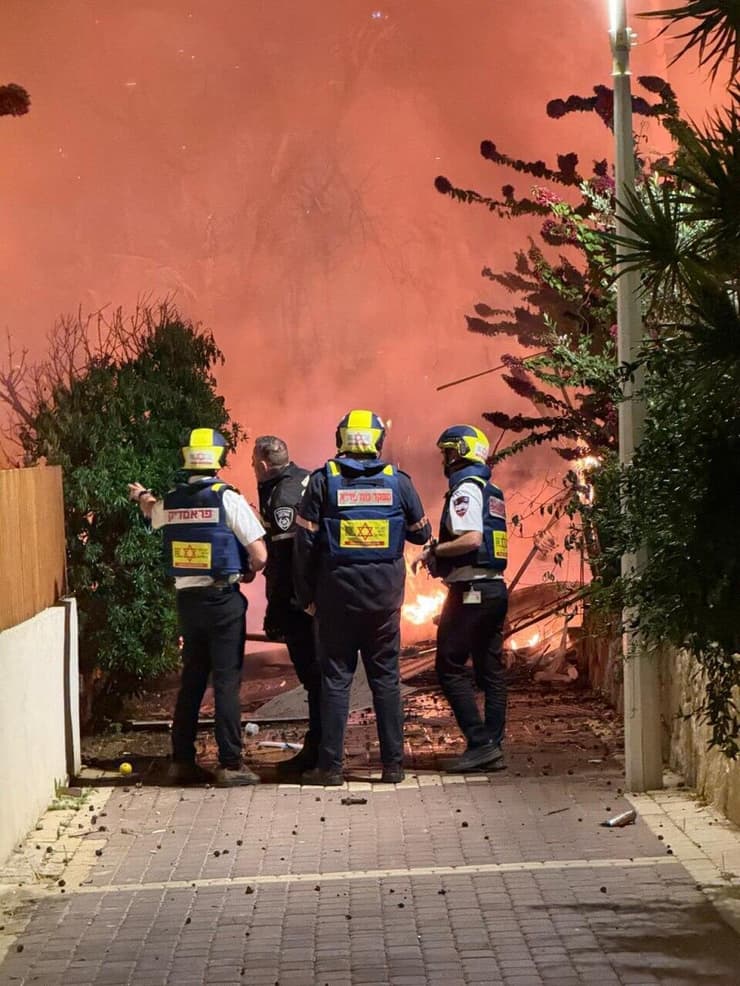 צילום: תיעוד מבצעי מד"א זירת הנפילה באיזור נהריה