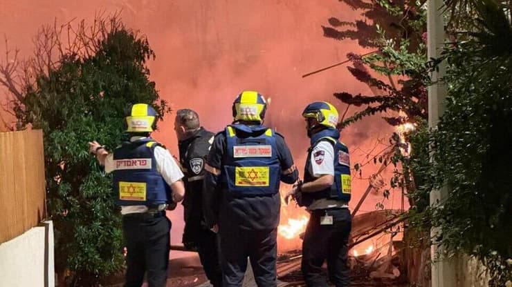 צילום: תיעוד מבצעי מד"א זירת הנפילה באיזור נהריה