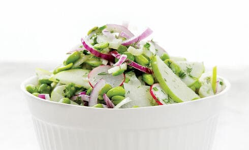 סלט אביבי ירוק