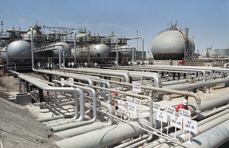 צינורות נפט של חברת ארמקו הסעודית