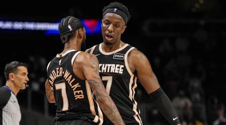 שחקני אטלנטה חוגגים