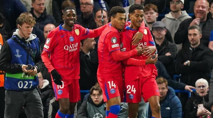 שחקני פאריס סן ז'רמן חוגגים