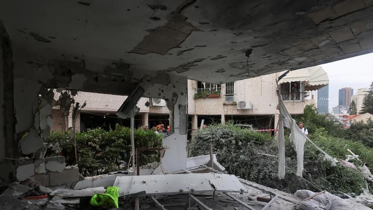 פגיעה בבניין במרכז