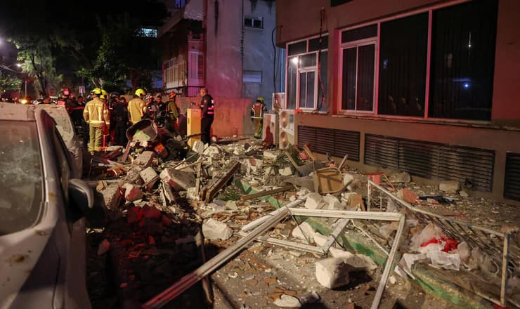 זירת הנפילה ברמת גן