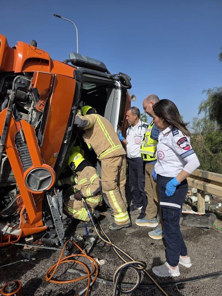 תאונת דרכים בכביש 3 מחלף לטרון