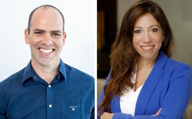 ליסיה בכר מנוח יו"רית אלרון ונצ'רס ומנהלת שותפה בקבוצת אריאלי, יניב שניידר מנכ"ל אלרון ונצ'רס