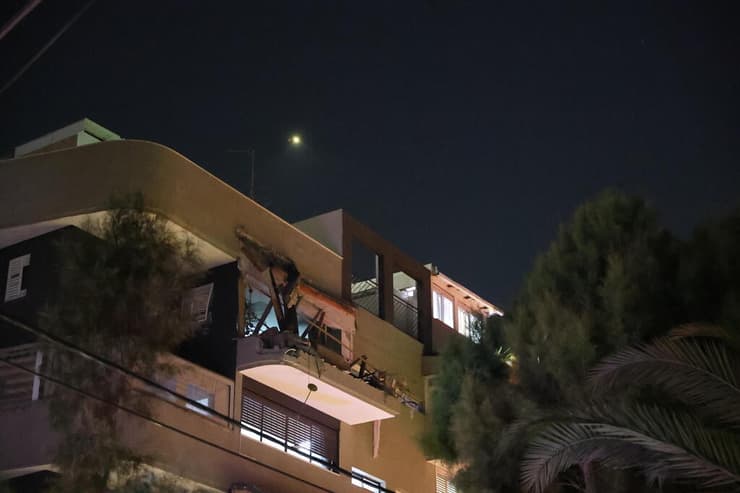 המרפסת שקרסה בזירה ברמת גן