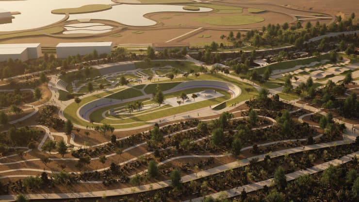 מסלולי אופניים  תרומת סילבן אדמס