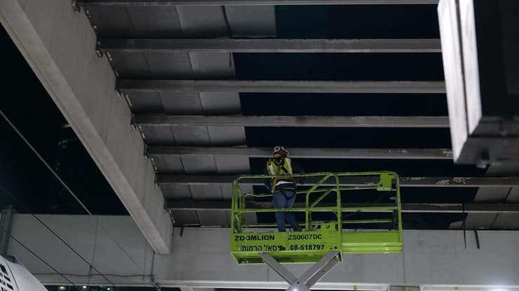 ההרס ועבודות השיקום בתחנת הרכבת סבידור מרכז