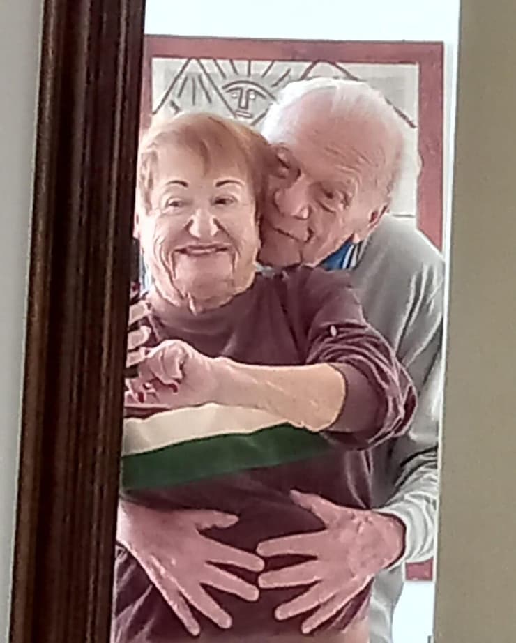 שמעון ומרגריטה. המלחמה חיזקה את הקשר שלהם (צילום: אוסף פרטי) שמעון ומרגריטה