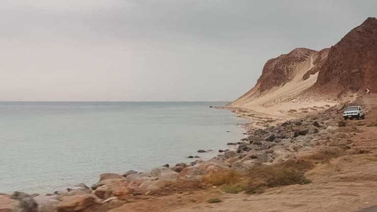 בדרך לשארם (צילום: עופרי קרק) הנסיעה לשארם