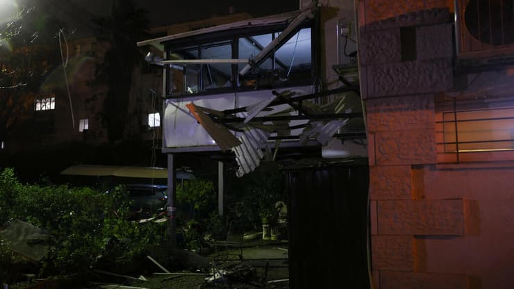 בניין נפגע מנפילה בקריית שמונה