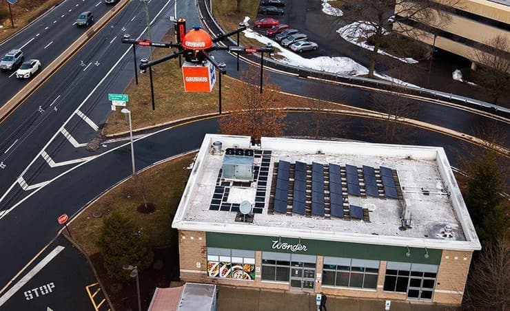שירות הרחפנים החדש של גראבהאב