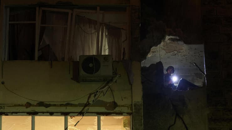 בניין נפגע מנפילה בקריית שמונה