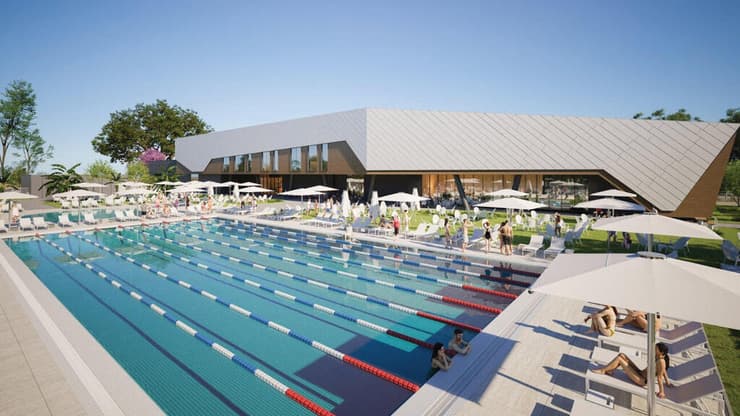 בריכת השחייה ומועדון הספורט