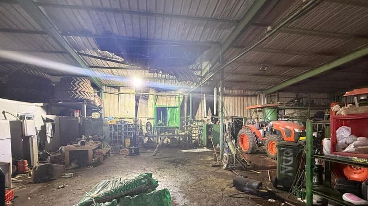 פגיעה ישירה במושב עדנים