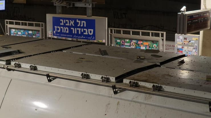 ההרס ועבודות השיקום בתחנת הרכבת סבידור מרכז