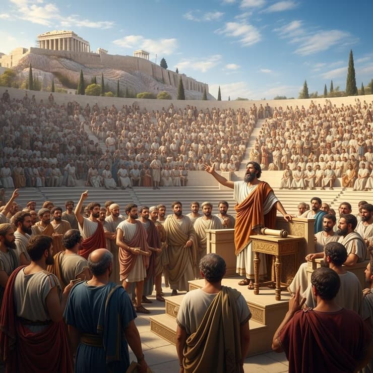 דמוקרטיה וחופש ביטוי ביוון העתיקה