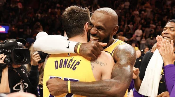 לברון ג'יימס ולוקה דונצ'יץ'