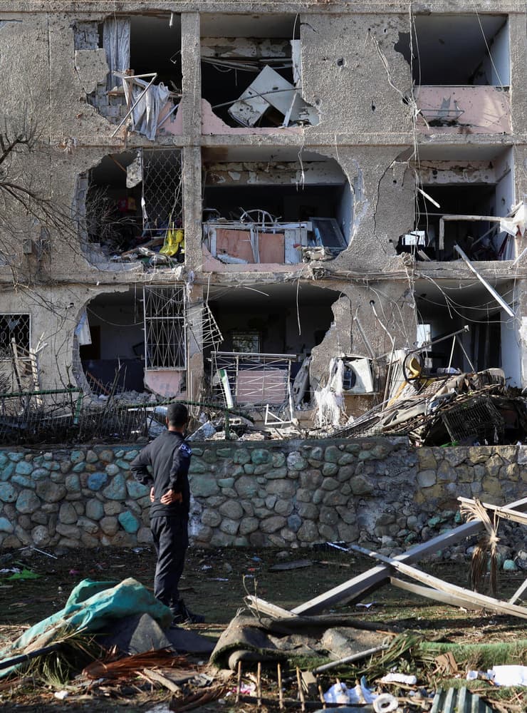 זירת הפגיעה בדימונה