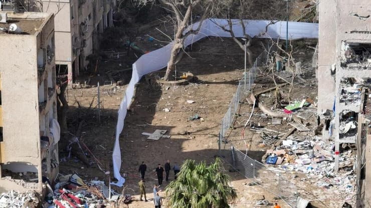 זירת הפגיעה בערד