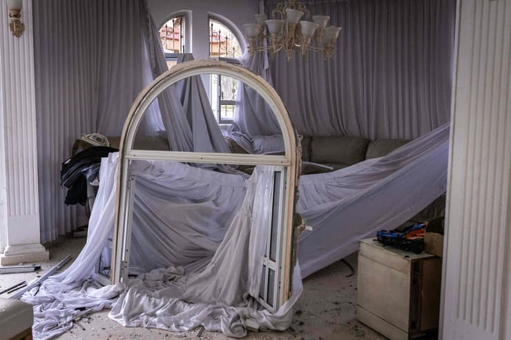 זירת הפגיעה בדימונה