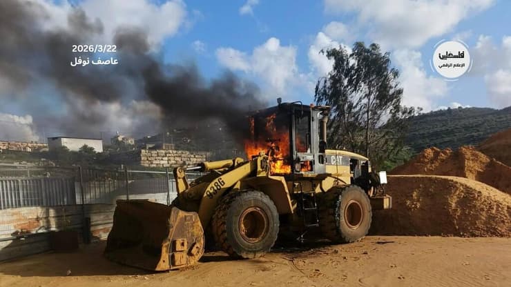 הצתת מוסך כלי רכב בשכם