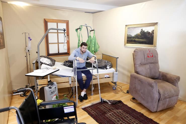 אשפוז בית עם ציוד של יד שרה