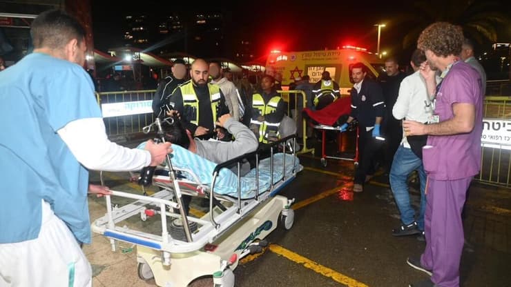 כ-190 פצועים הובהלו לסורוקה בערב אחד, כ-70 מהם ילדים (צילום: דוברות סורוקה) סורוקה קלט כ-190 פצועים בליל מתקפת הטילים מאיראן על ערד ודימונה