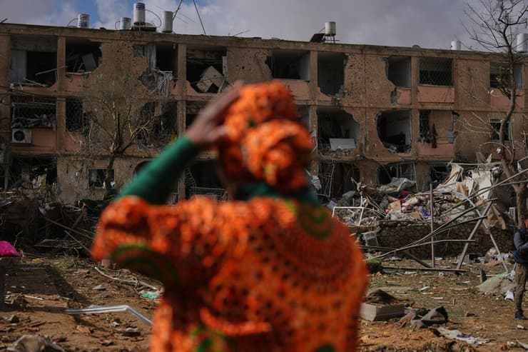 זירת הפגיעה בדימונה