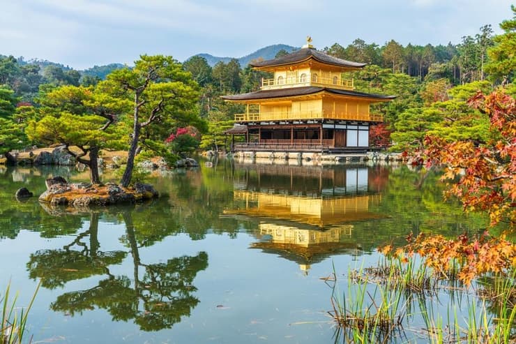 מקדש הזהב, קינקאקו-ג'י, יפן (צילום: Pajor Pawel / shutterstock) מקדש הזהב, קינקאקו-ג'י, יפן