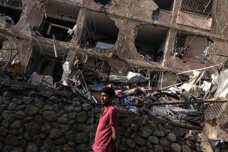 זירת הפגיעה בדימונה