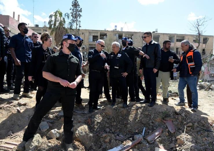 נתניהו בזירה בדימונה