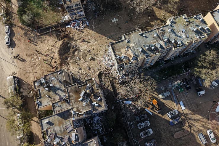 זירת הפגיעה בערד