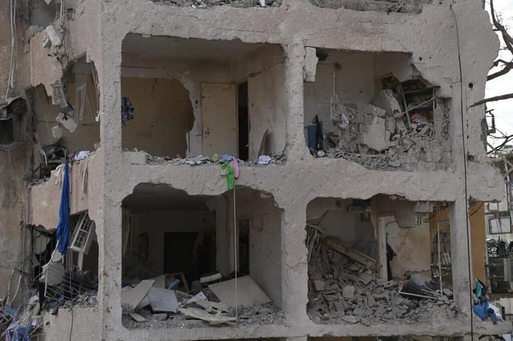 ערד אחרי נפילת הטיל האיראני (צילום: הרצל יוסף ) היום שאחרי: ערד אחרי נפילת הטיל האיראני