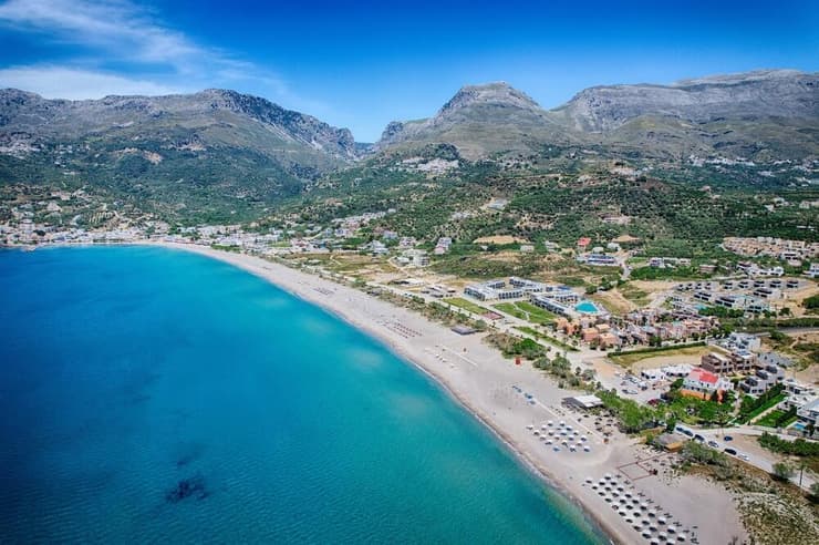 חוף פלאקיאס בדרום כרתים, יוון 