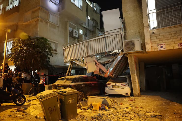 פגיעה במבנה בבני ברק